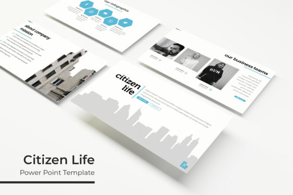 Citizen Life Power Point Template Overview
